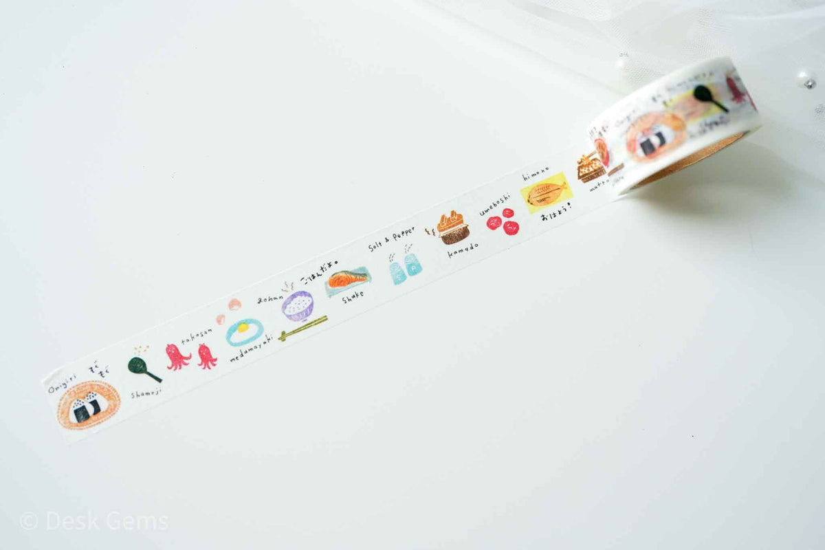 Papier Platz x Hankodori Washi Tape - Breakfast 