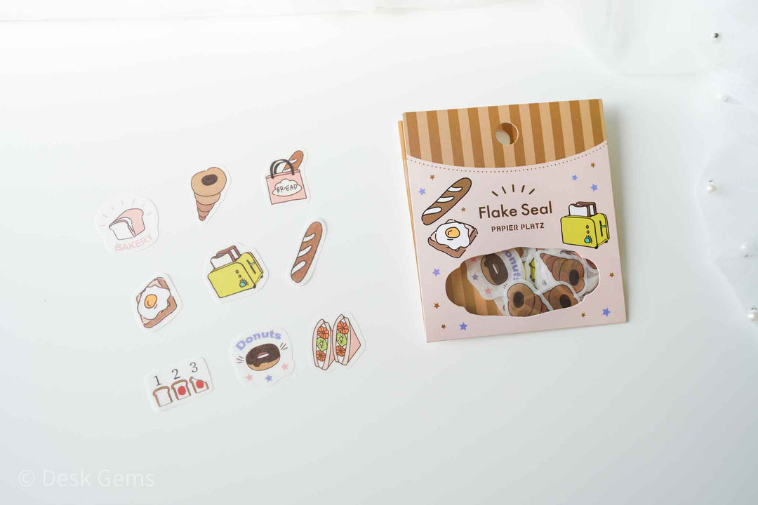 Papier Platz x Fukawake Hanko Flake Seals - Bakery