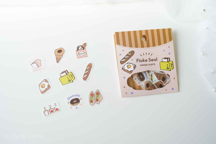Papier Platz x Fukawake Hanko Flake Seals - Bakery