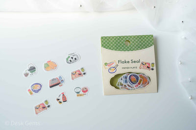 Papier Platz x Hankodori Flake Seals - Japanese Food
