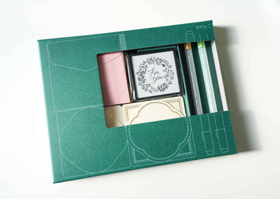 (Limited Edition) Midori 70th Anniversary Paintable Stamp Gift Message Kit - For you