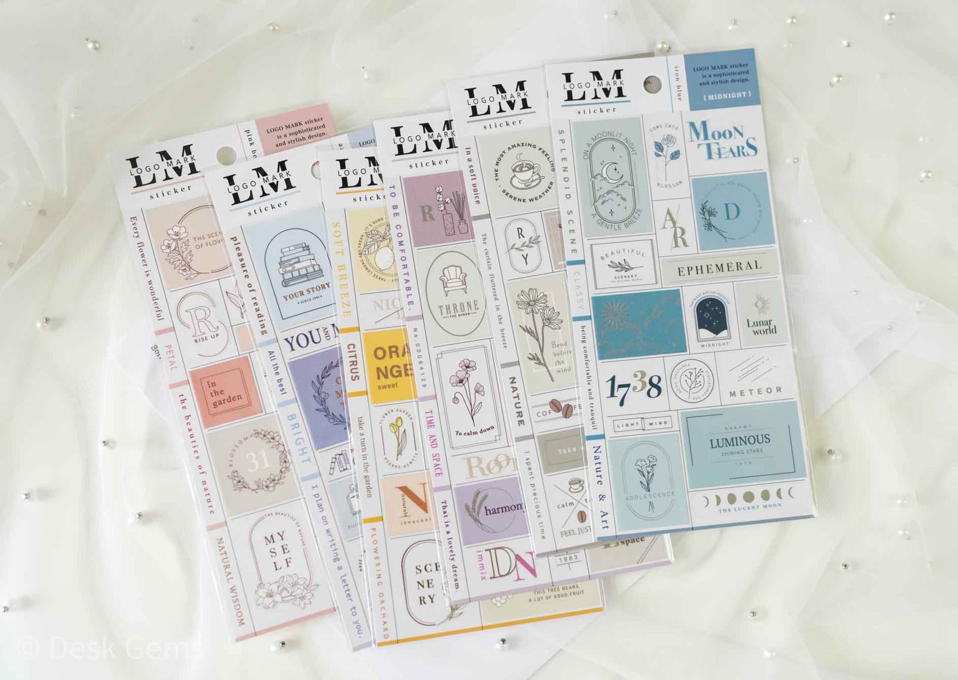 Mind Wave Logo Stickers Desk Gems