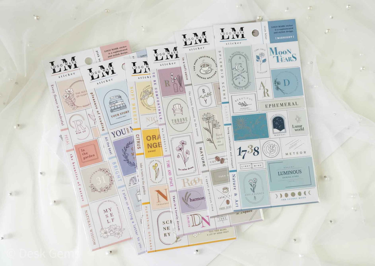 Mind Wave Logo Stickers 