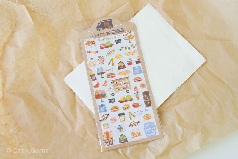 Mind Wave Kotorimachi Stickers - Food Truck Series  - Bakery
