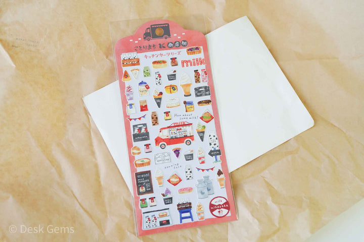 Mind Wave Kotorimachi Stickers - Food Truck Series - Deserts