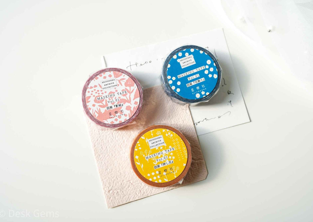 Seitousha Original Washi Tapes - Archive Collection Vol.1 