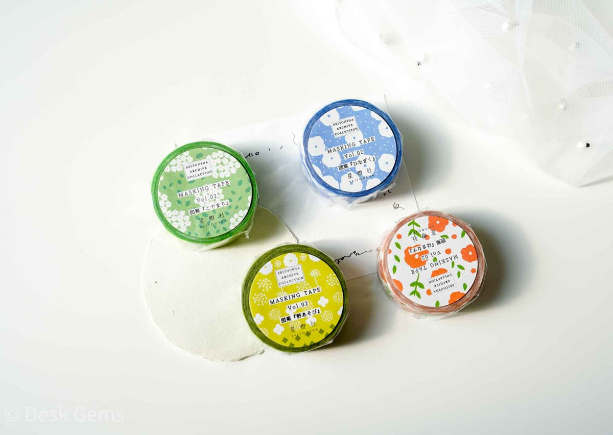 Seitousha Original Washi Tapes - Archive Collection Vol.2 