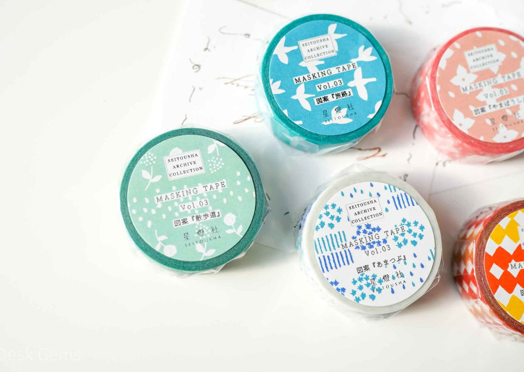 Seitousha Original Washi Tapes - Archive Collection Vol.3 