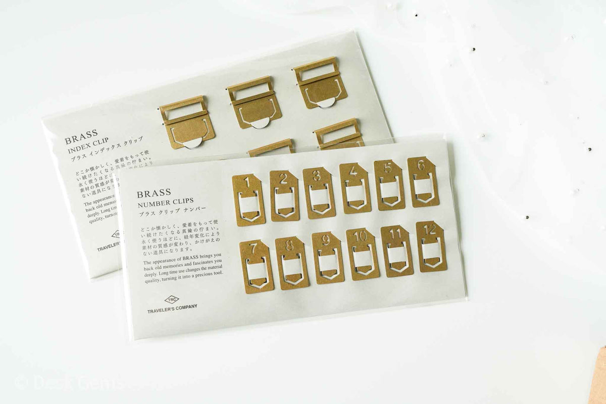 Traveler's Company Brass Clips 