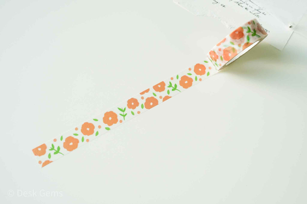 Seitousha Original Washi Tapes - Archive Collection Vol.2 - Japanese Rose