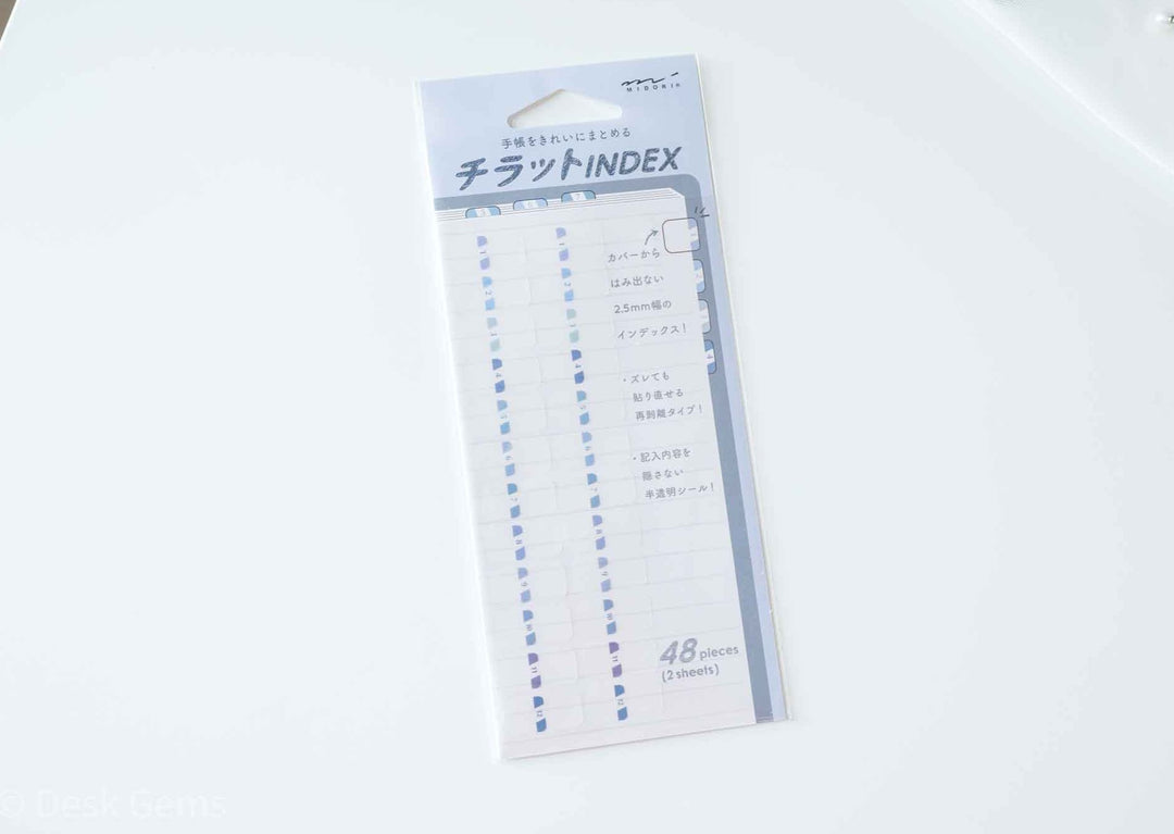 Chiratto Index Tabs - Pastel Color - Blue
