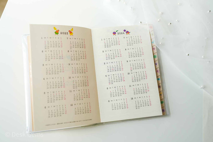 Midori 2023 B6 Pocket Diary - Bird (English)