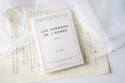 Hightide Planner LES AGENDA DE L'ANNÉE 2023 - A6 Block - White