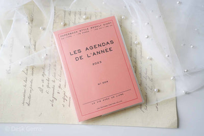 Hightide Planner LES AGENDA DE L'ANNÉE 2023 - A6 Block - Pink 