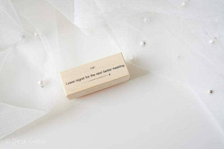 Sue Sauce Vol.9 Rubber Stamp - Stars and Wishes(New Summer 2022) - leave regret for better thing
