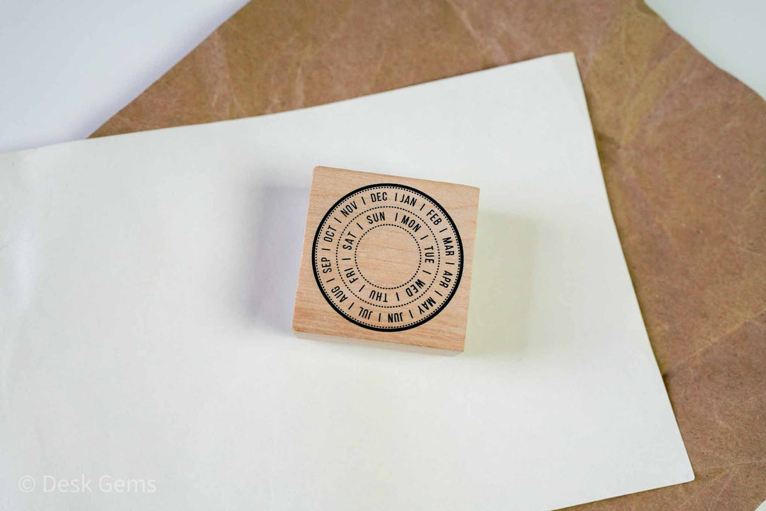 Kodomo No Kao Bullet Journal Stamps (Round Calendar)