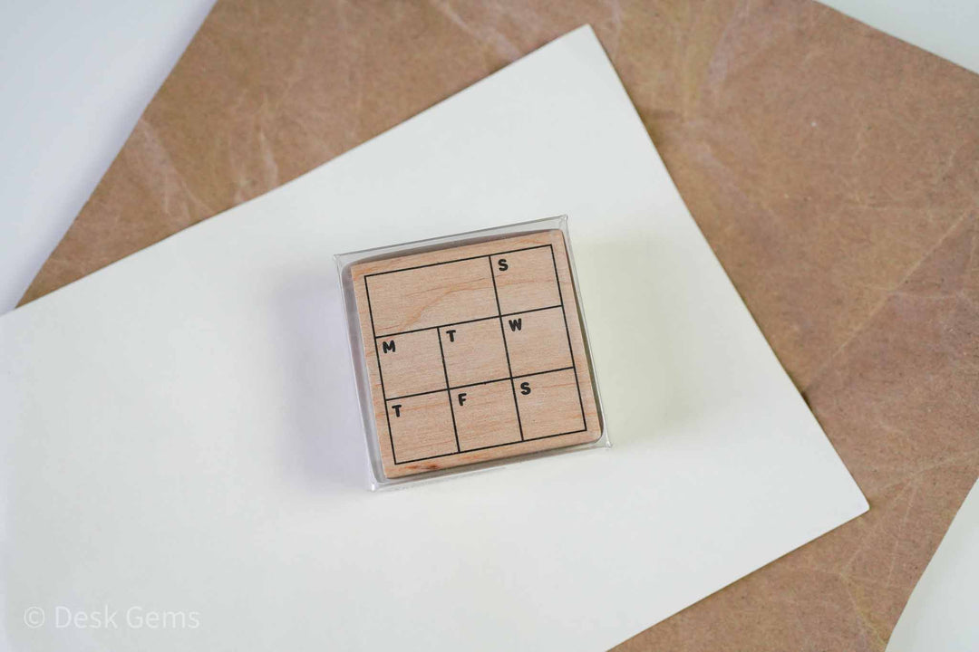 Kodomo No Kao Bullet Journal Stamps - Weekly Calendar
