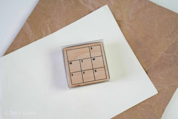 Kodomo No Kao Bullet Journal Stamps - Weekly Calendar