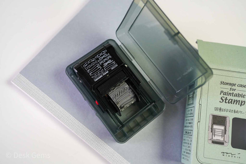 Midori Rotating Paintable Stamp Storage Case