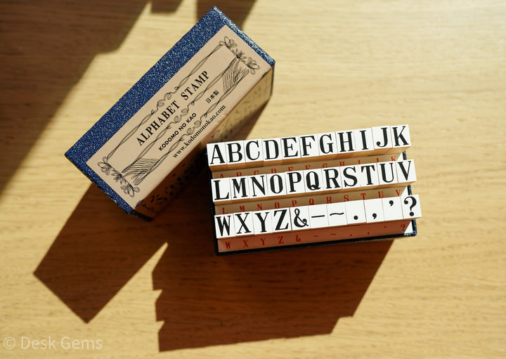 Kodomo No Kao Classic Alphabet Stamp 