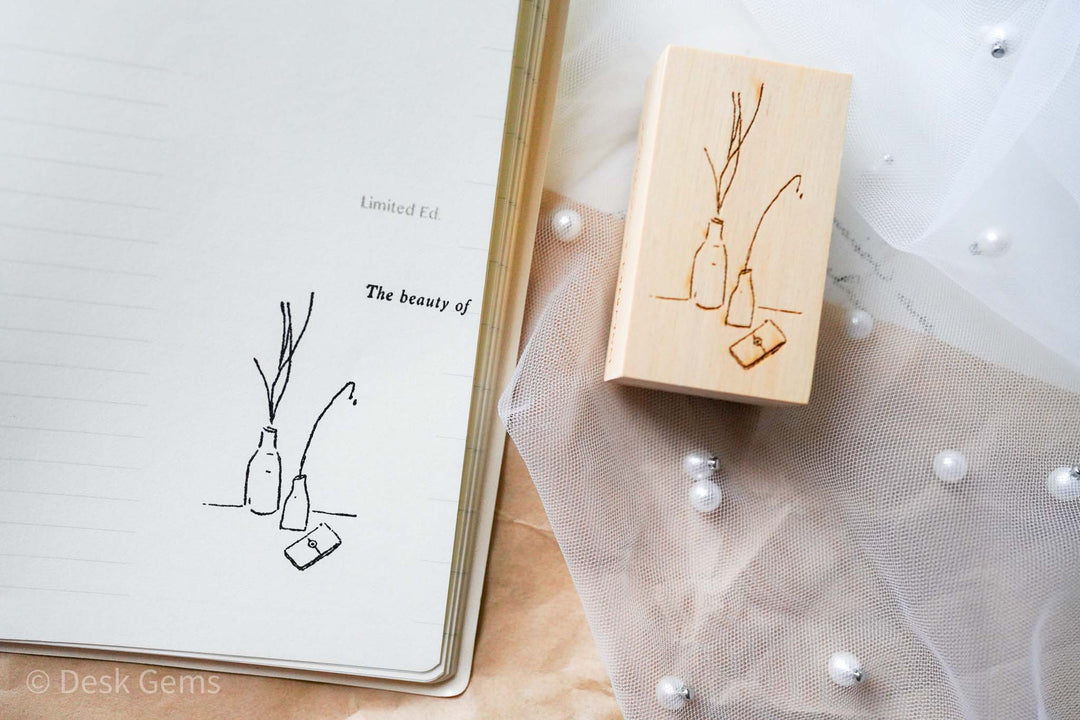 Phavourite x Kurukynki Rubber Stamp - A scene
