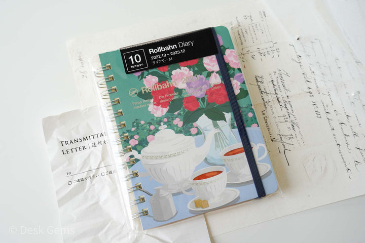 Rollbahn 2023 Planner - Tea Time - Green