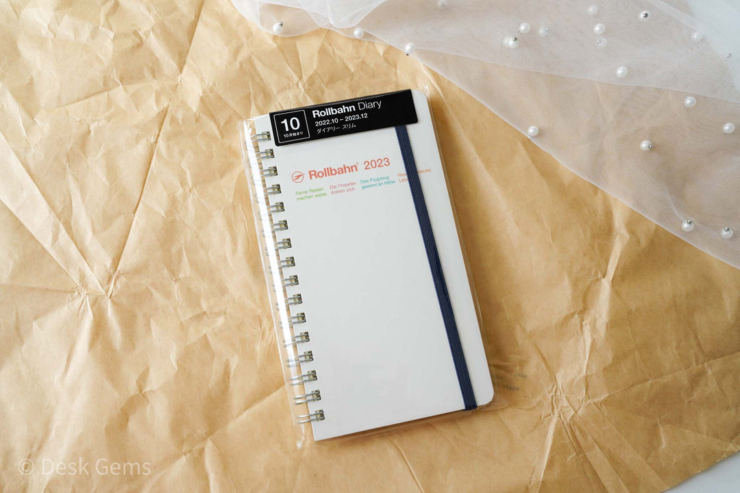 Rollbahn 2023 Slim Planner - Snow White