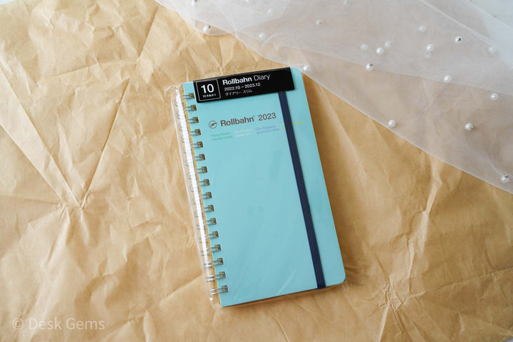 Rollbahn 2023 Slim Planner - Sky Blue