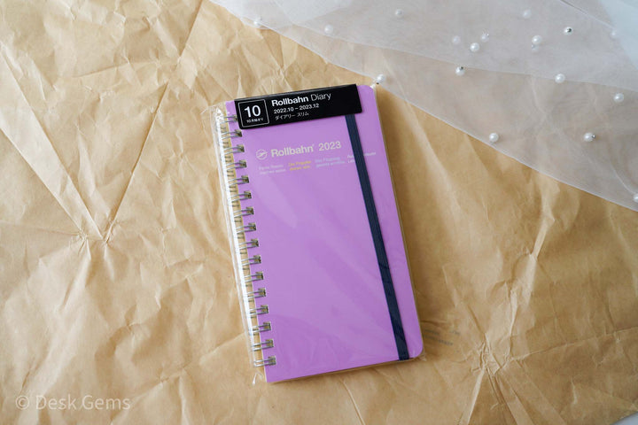 Rollbahn 2023 Slim Planner - Purple Yam
