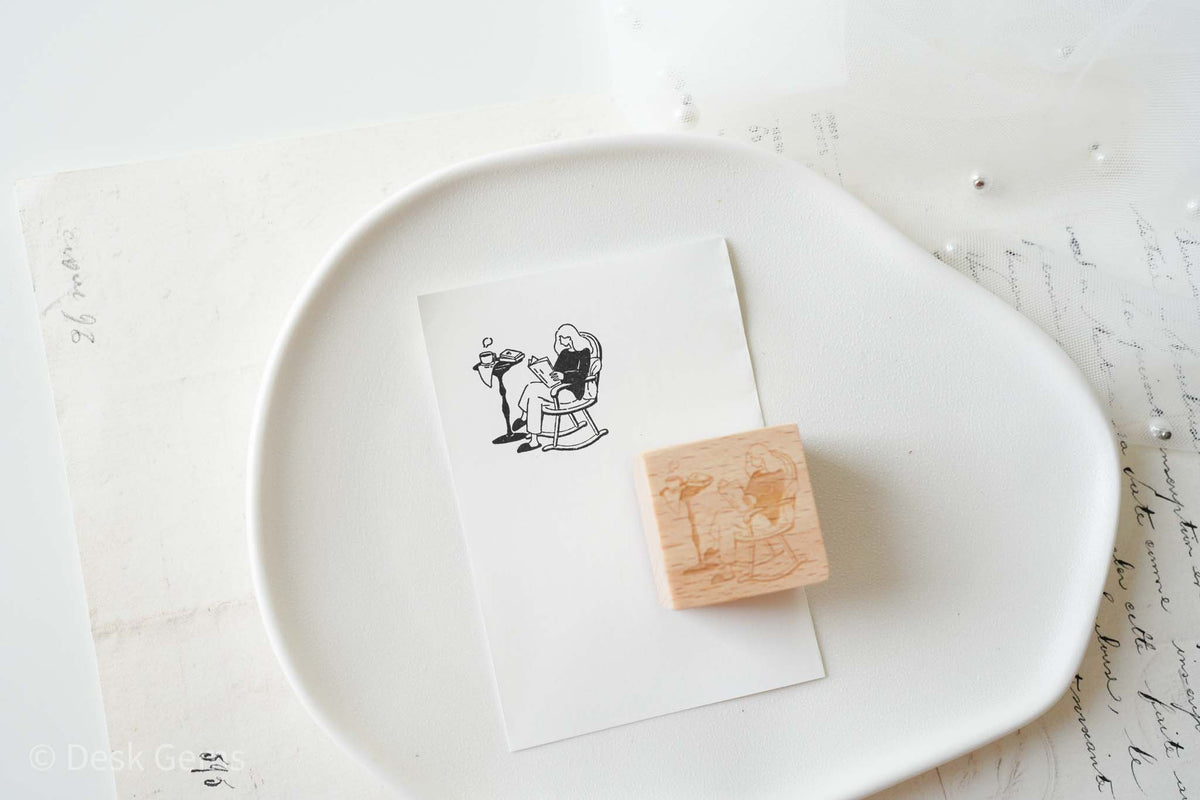 Watch_Them Original Stamp - Thanks to Coffee and Kitty - Relaxing Weekend