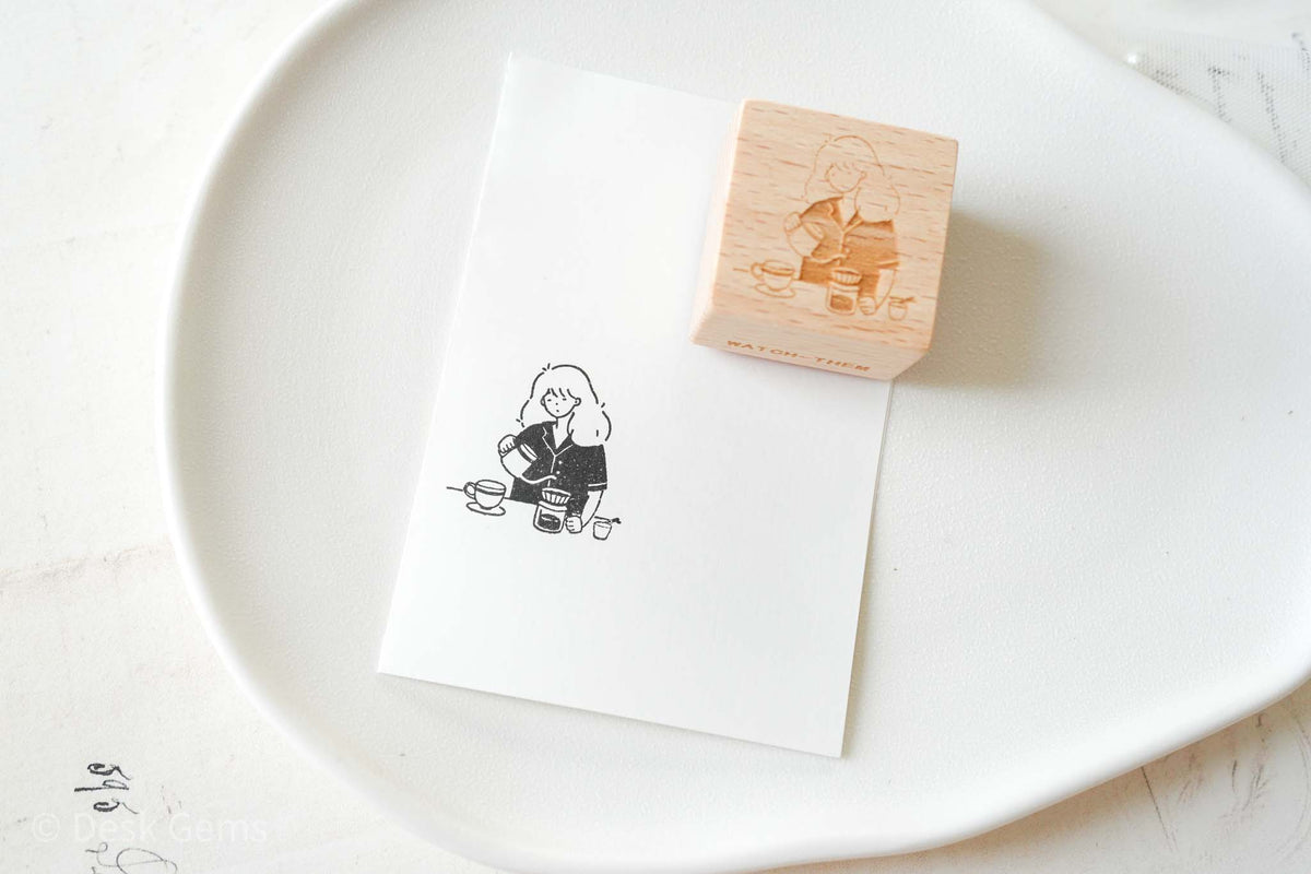 Watch_Them Original Stamp - Thanks to Coffee and Kitty - Monday Morning 