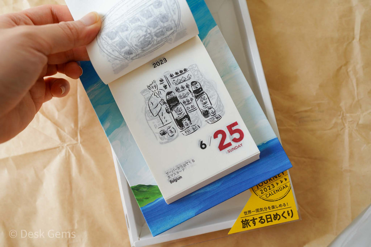 Shinnippon 2-way Calendar (Tear-off Type) 2023 - Journey 