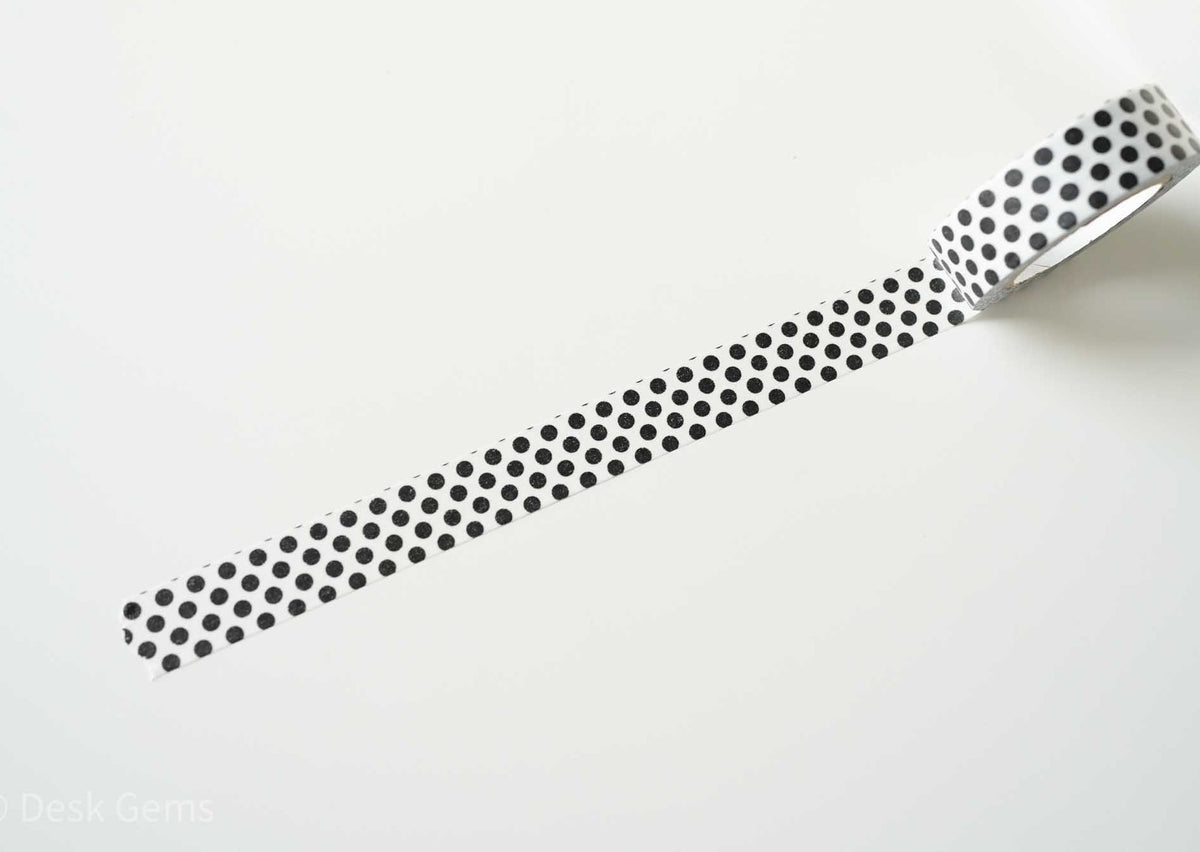 MT Washi Tape - Black Dots 