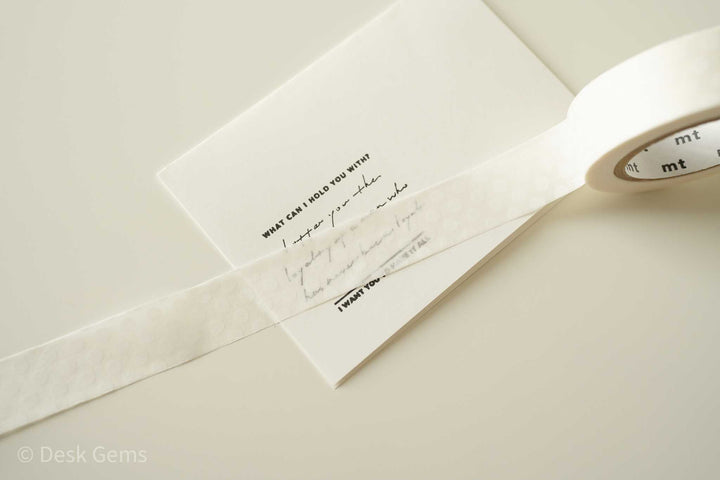 MT Washi Tape - White Dots 