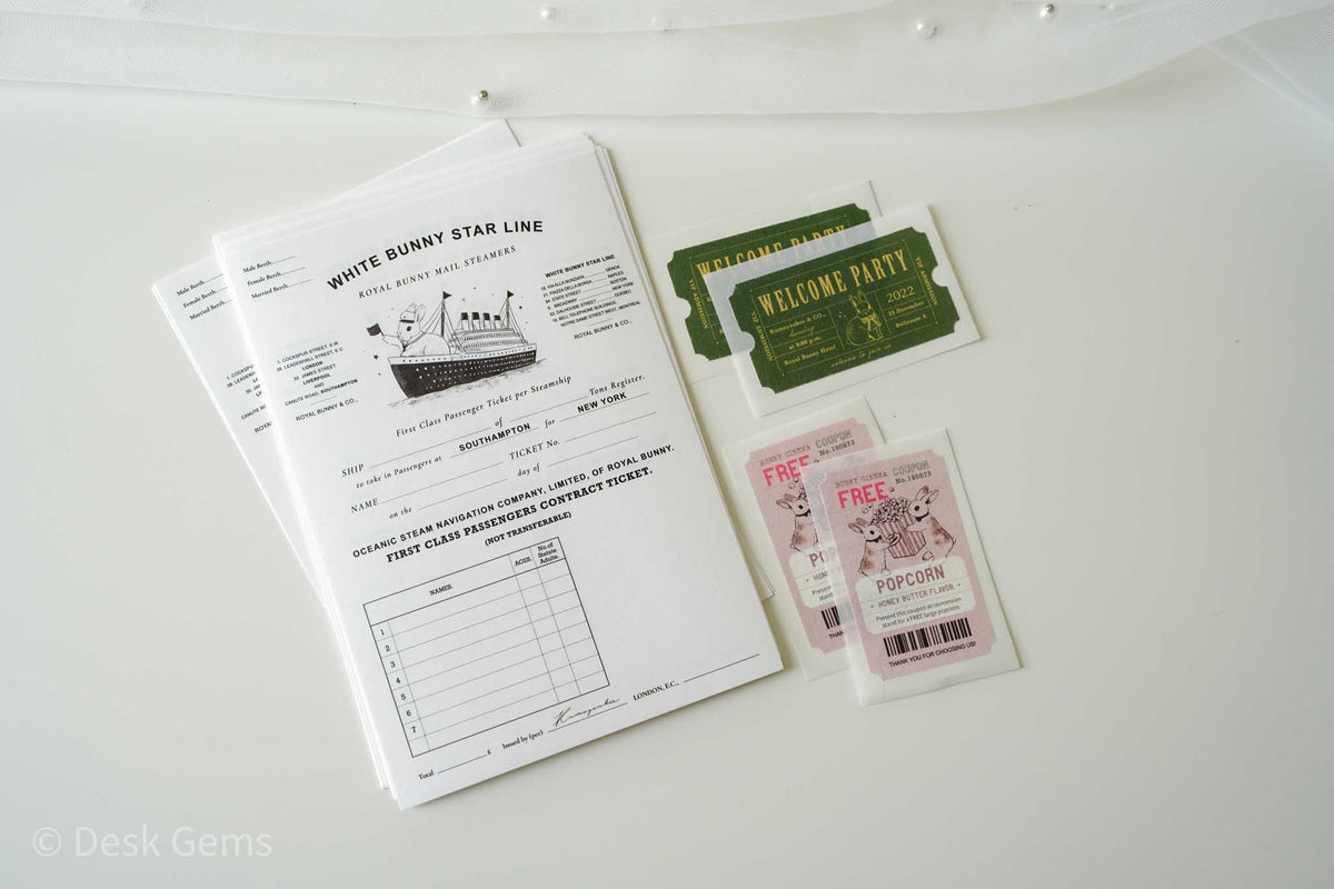 Kumayankee Ephemera Paper Bundle Set B