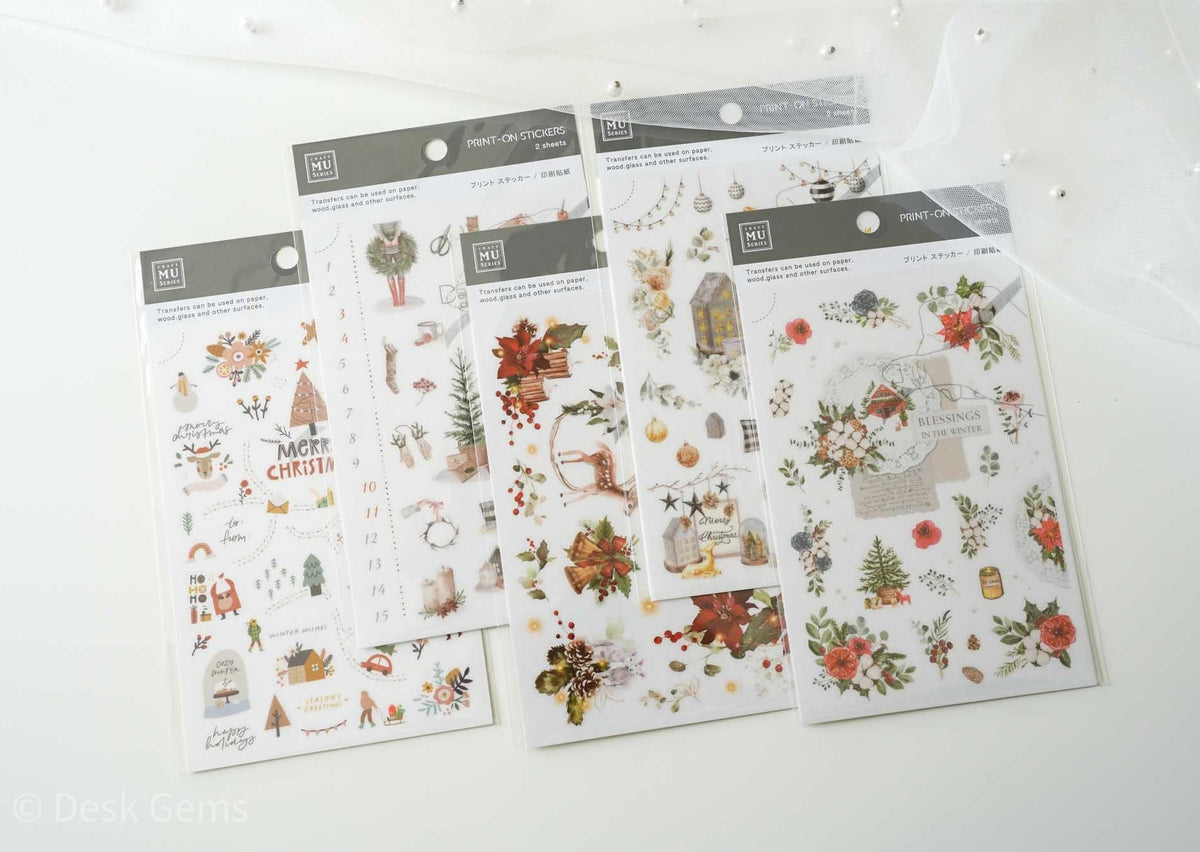 MU Christmas Limited Print-on Stickers (Xmas 2023 Version) 