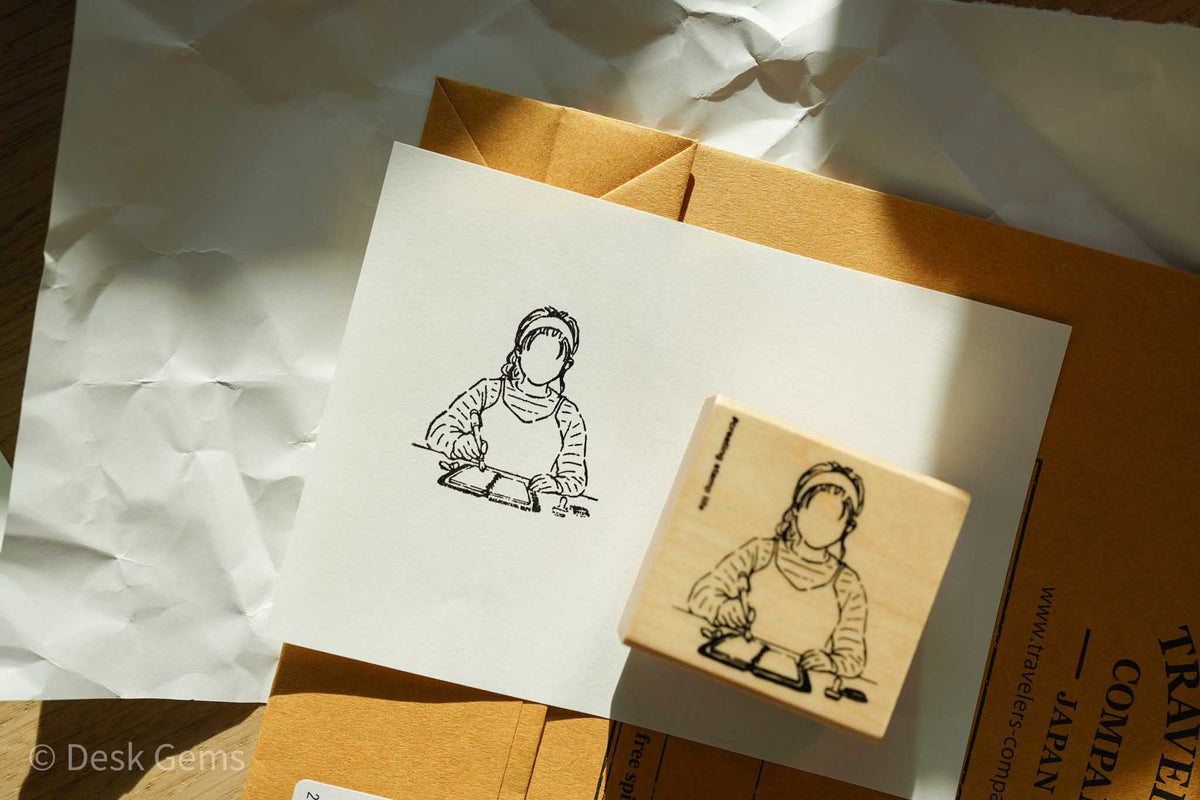 Kodomo No Kao Original Stamps - Journaling Girl