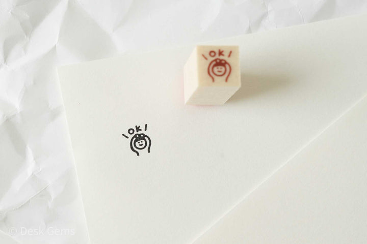 Littlelu Mini Stamps - 1 x 1 cm - OK!