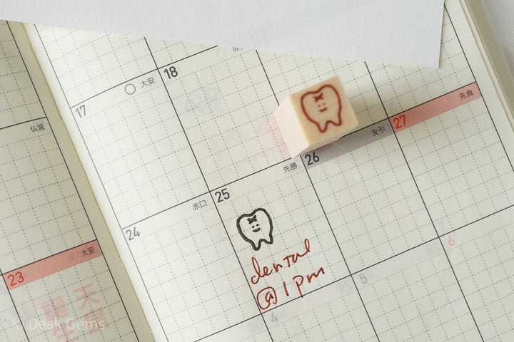 Littlelu Mini Stamps - 1 x 1 cm - Tooth