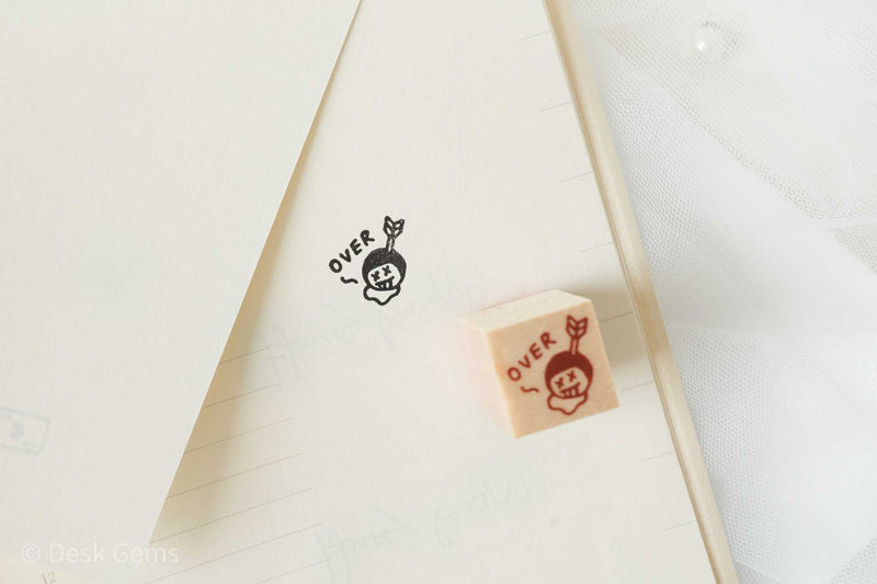 Littlelu Mini Stamps - 1.5 x 1.5 cm - OVER