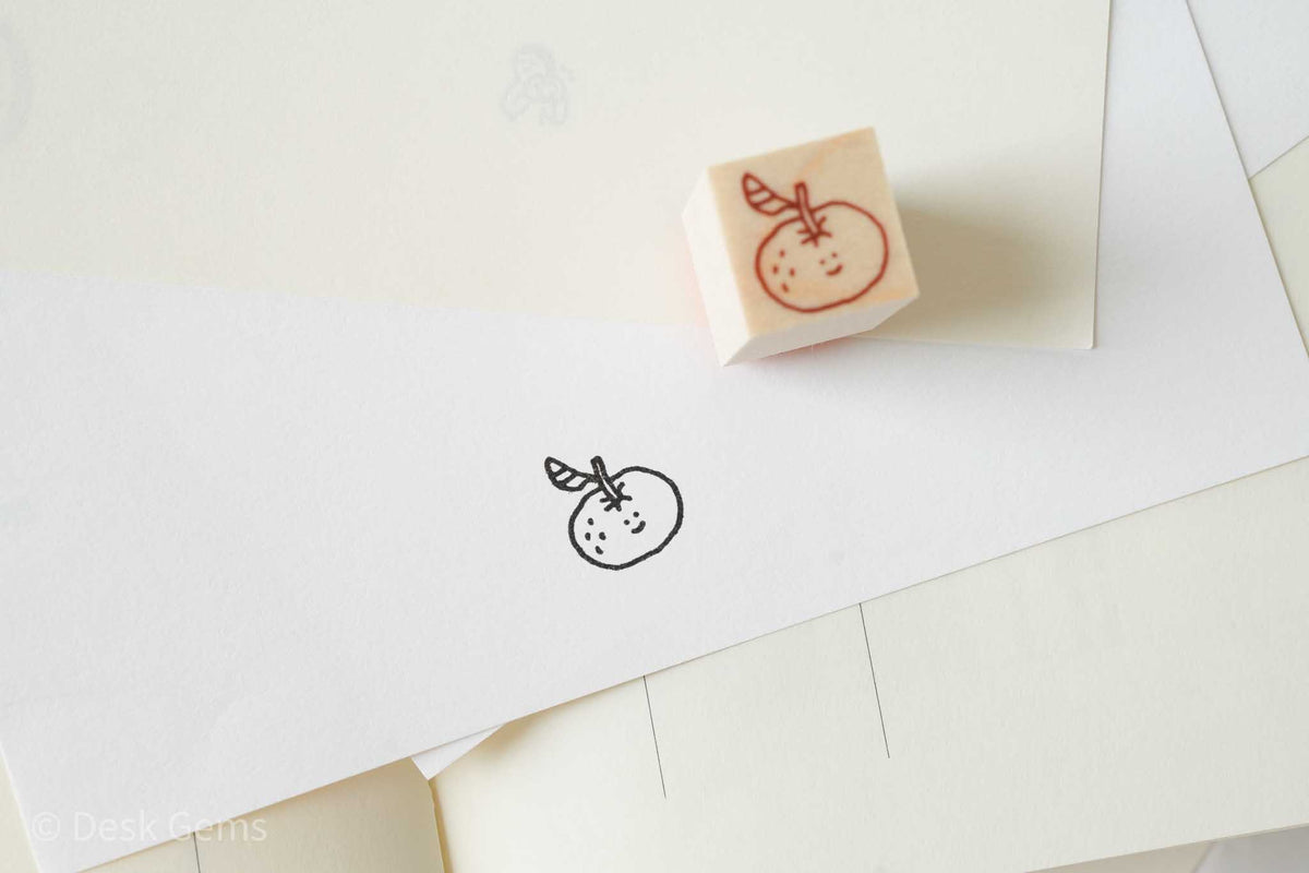 Littlelu Mini Stamps - 1.5 x 1.5 cm - Orange
