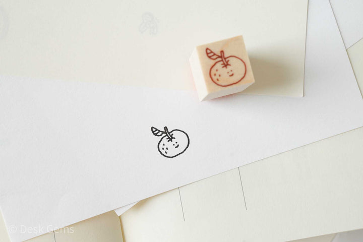 Littlelu Mini Stamps - 1.5 x 1.5 cm - Orange