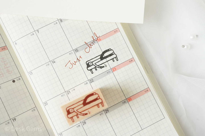 Littlelu Lifestyle Stamps - Laying on the sofa