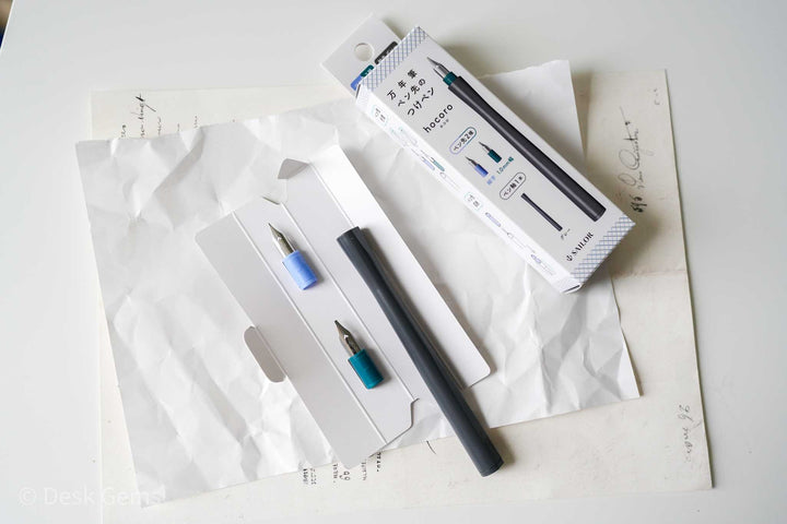 Sailor Hocoro Dip Pen - Gray Pen Body + 2 Nibs
