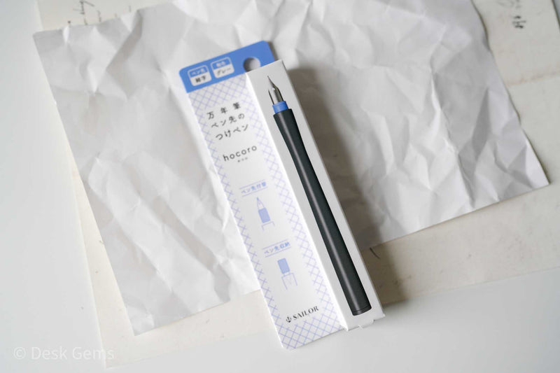 Sailor Hocoro Dip Pen - Gray Pen Body + Fine Nib