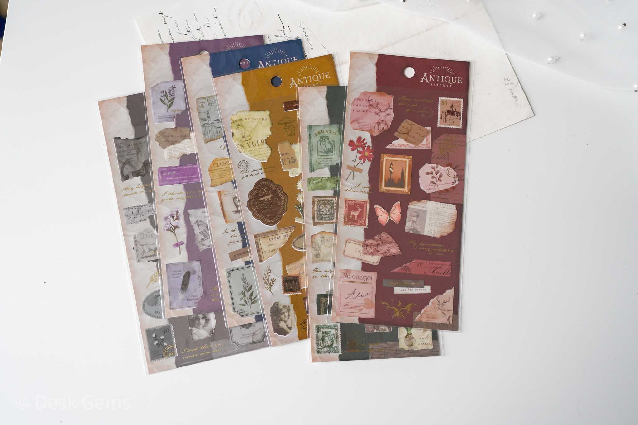 Mind Wave Antique Stickers Desk Gems