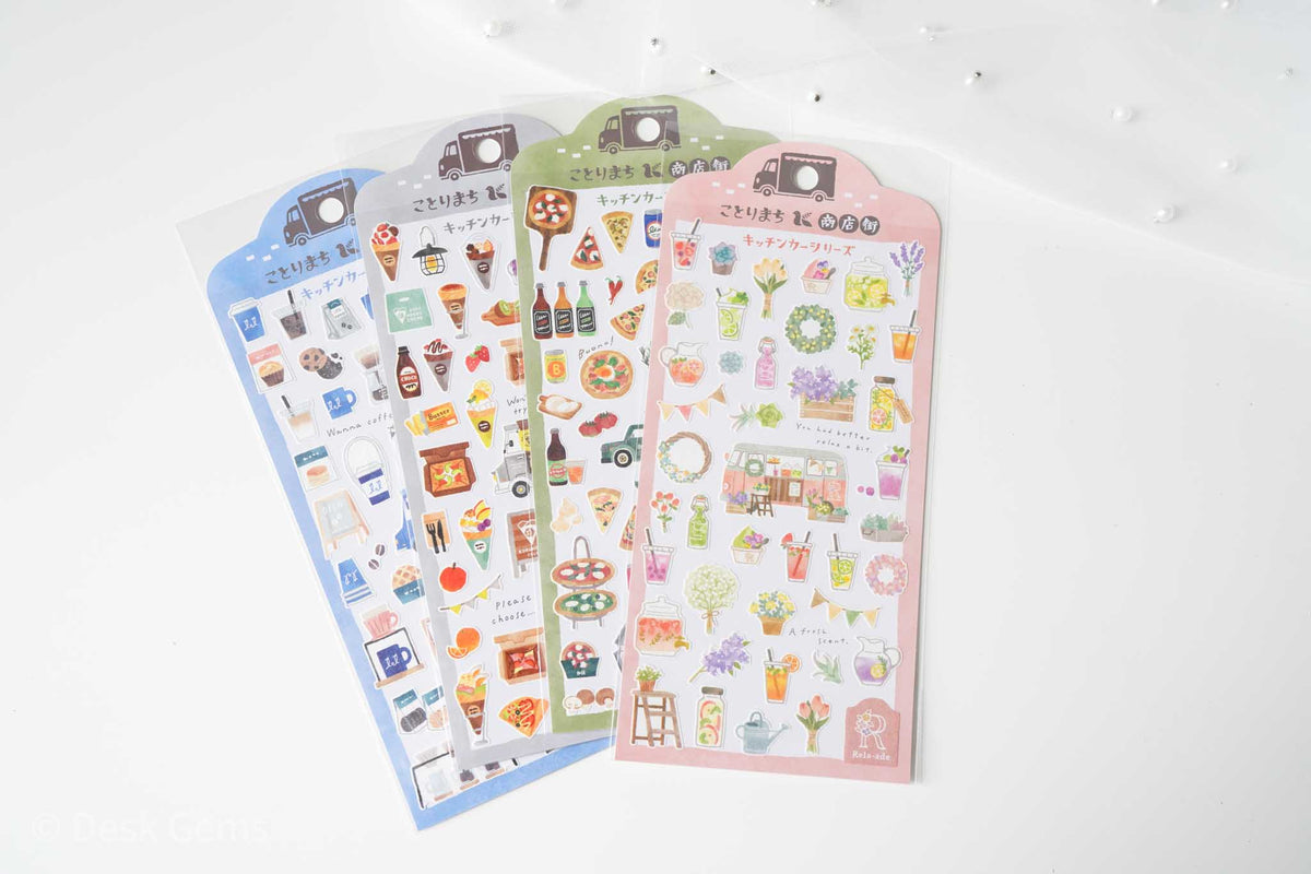 Mind Wave Kotorimachi Stickers - Food Truck Series (New!) 