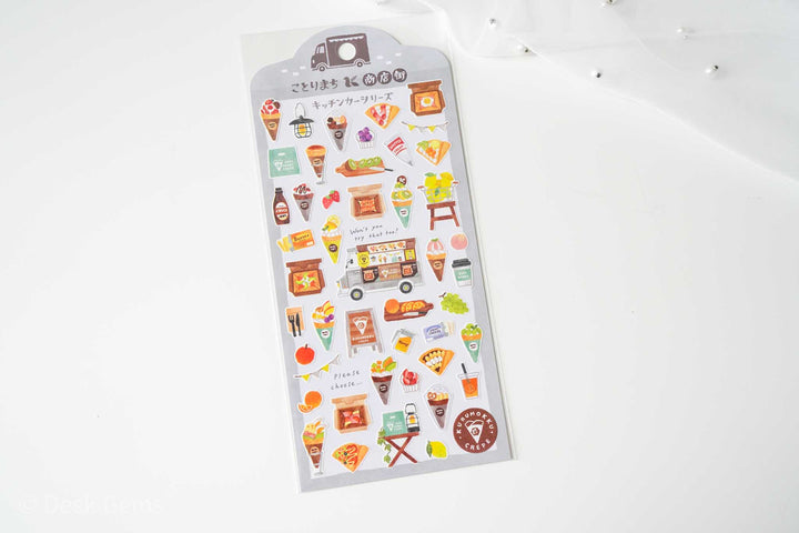 Mind Wave Kotorimachi Stickers - Food Truck Series (New!) - Crepe