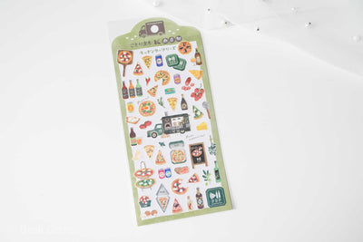 Mind Wave Kotorimachi Stickers - Food Truck Series (New!) - Pizza