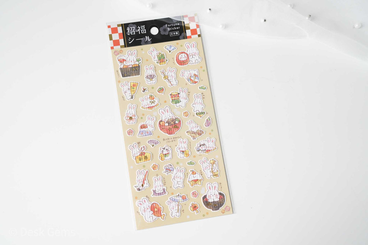 Mind Wave Fortune Stickers - Year of the Rabbit Bunny 2